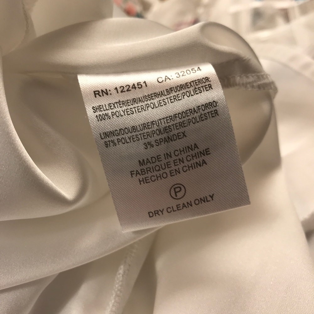 Anthropologie Maeve Ivory Garden Floral Dress NWT - Picture 8 of 8